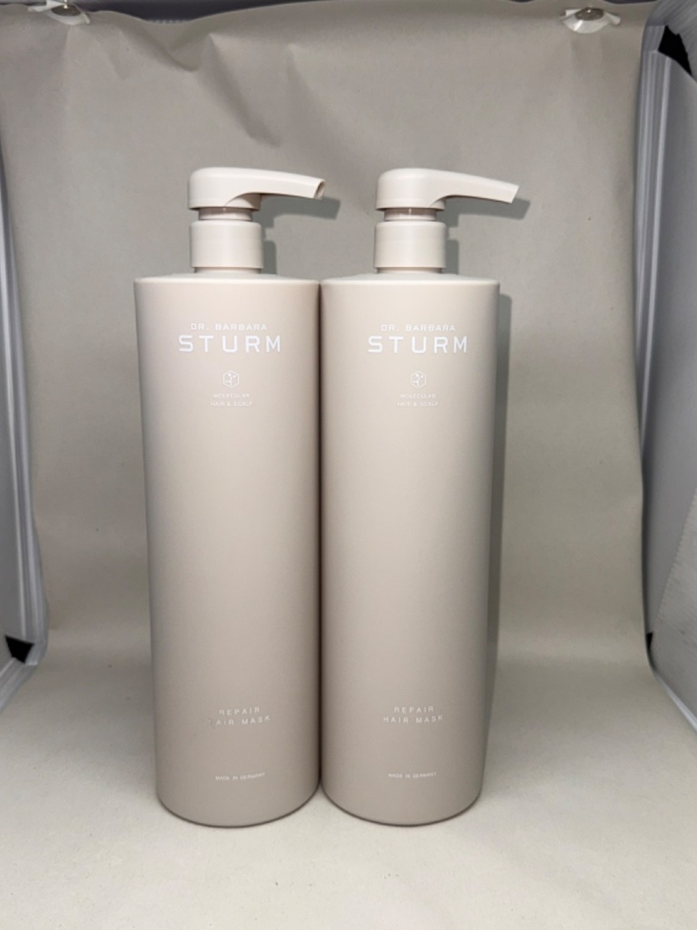 2 PACK - Dr. Barbara Sturm Repair Hair Mask 33.81 fl oz / 1000 mL PRO SIZE